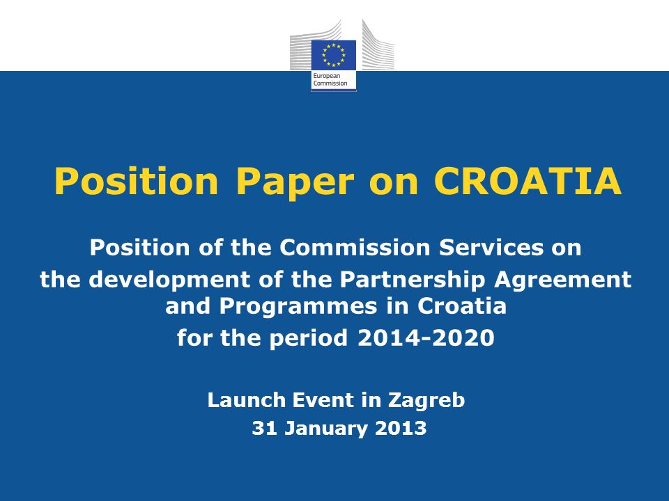 Position Paper on CROATIA