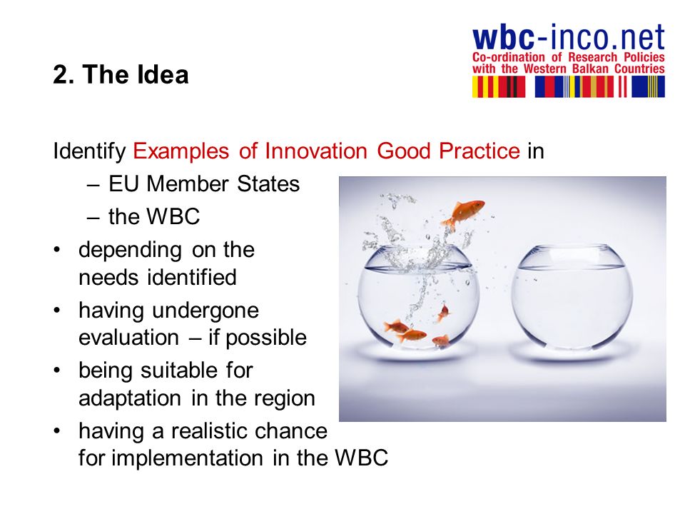 2. The Idea Identify Examples of Innovation Good Practice in