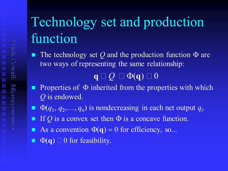 Microeconomics Principles And Analysis Frank Cowell Ppt Video Online Download