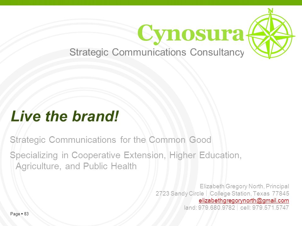 Cynosura Strategic Communications Consultancy