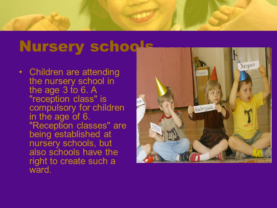 Nursery schools