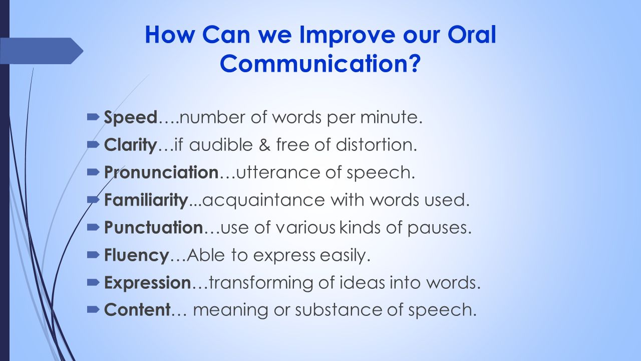 speech and oral communication ppt