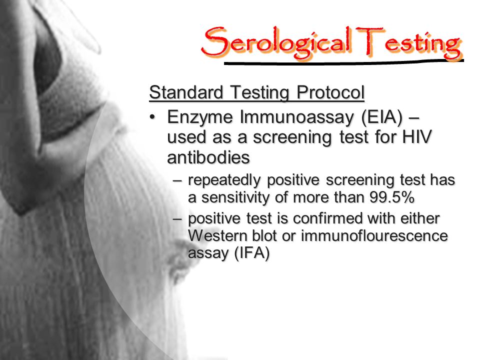 Serological Testing Standard Testing Protocol