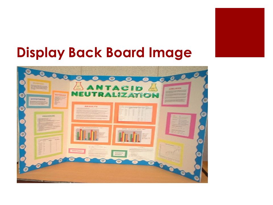 Display Back Board Image