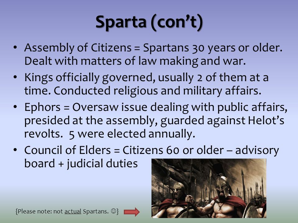 how was sparta governed
