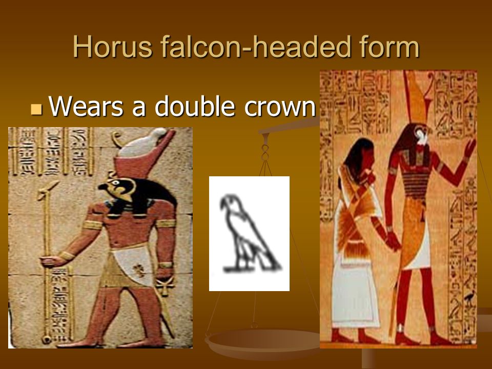 Horus falcon-headed form