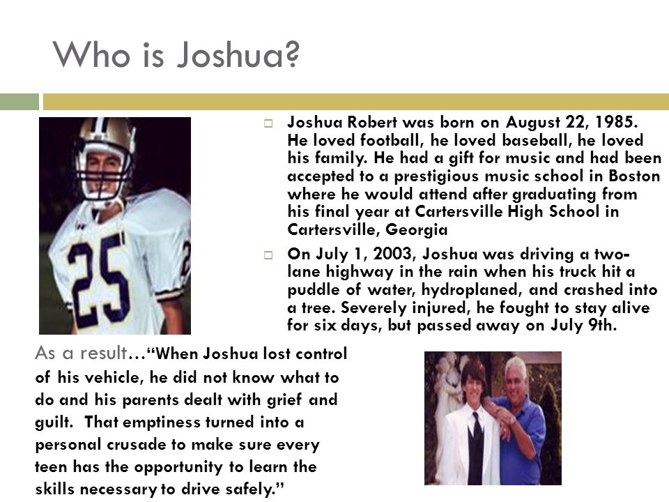 Who is Joshua