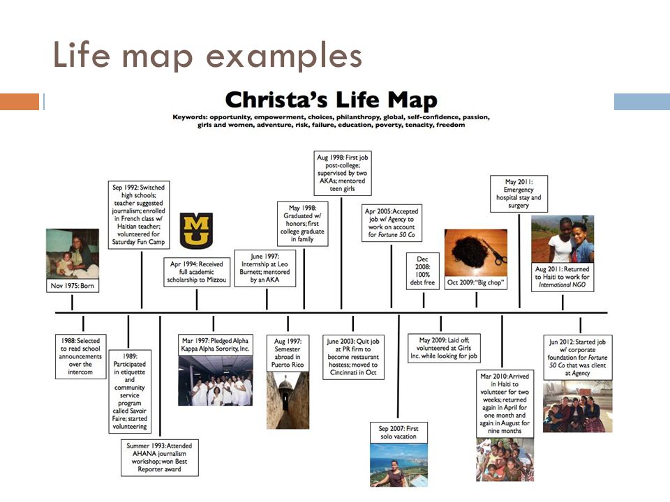 Life map examples