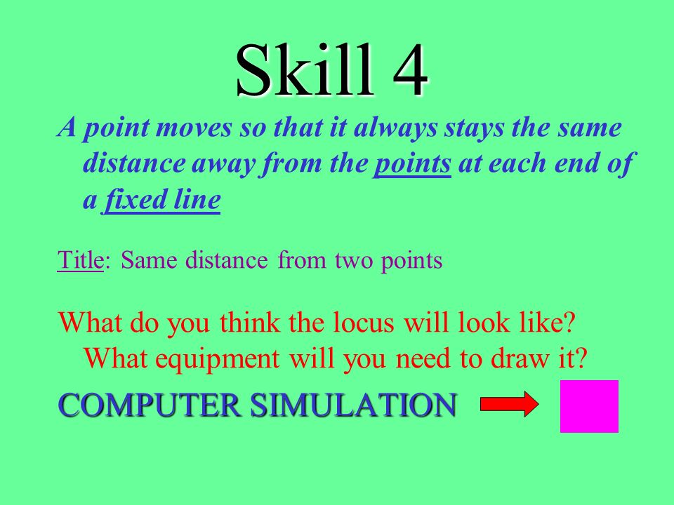 Skill 4 COMPUTER SIMULATION