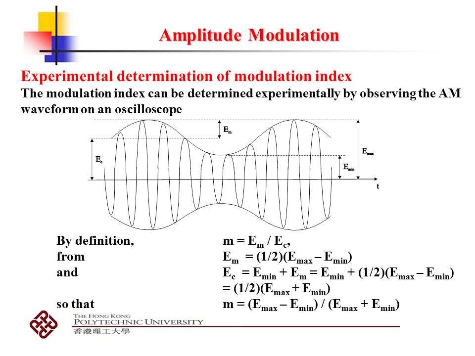 amplitude modulation calculation