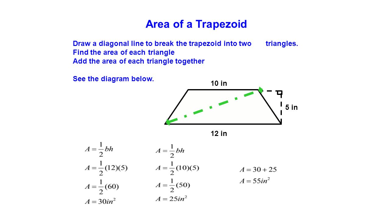 Finding the area of a Trapezoid - ppt video online download