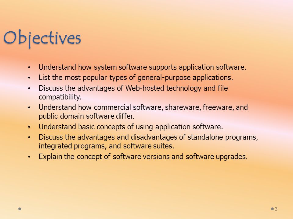 advantages and disadvantages of general purpose application software