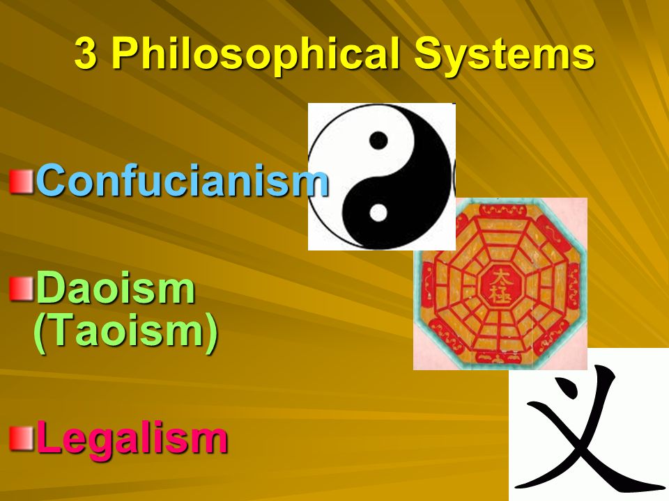 3 Philosophical Systems