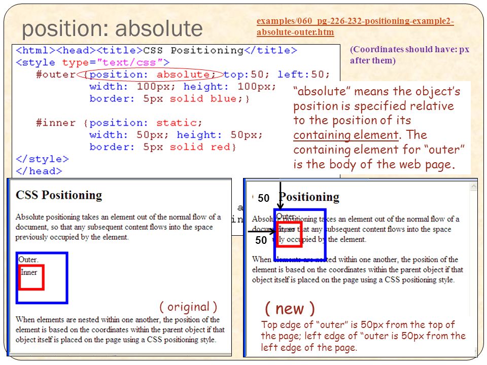 Absolute html. Position absolute. Html position absolute >. Что делает position absolute. {Position: absolute}, в какой край экрана попадет элемент.