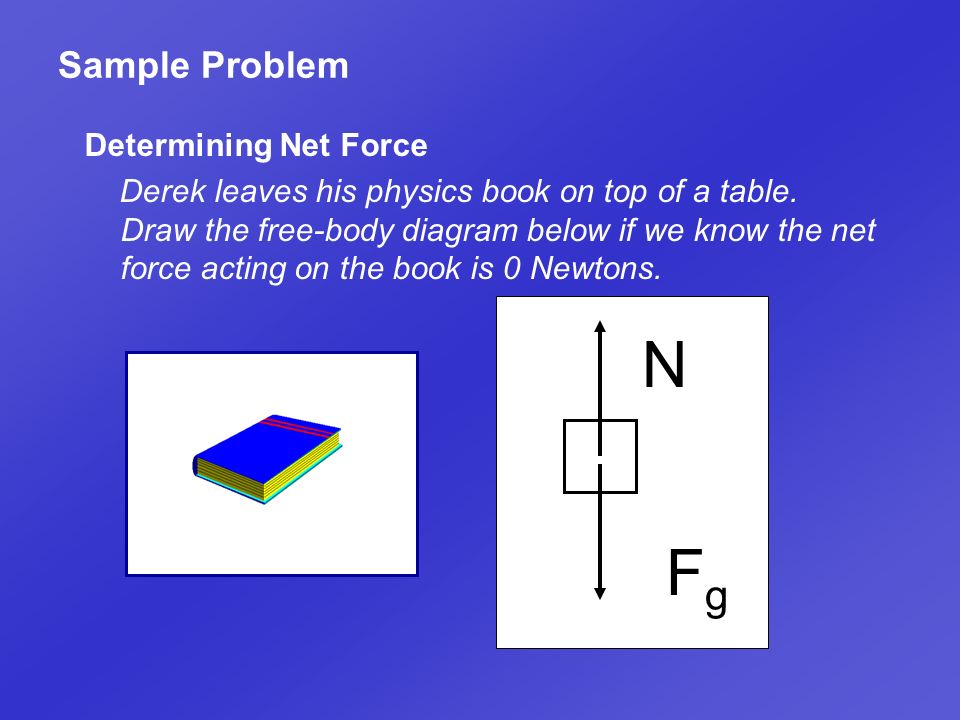 N Fg Sample Problem Determining Net Force