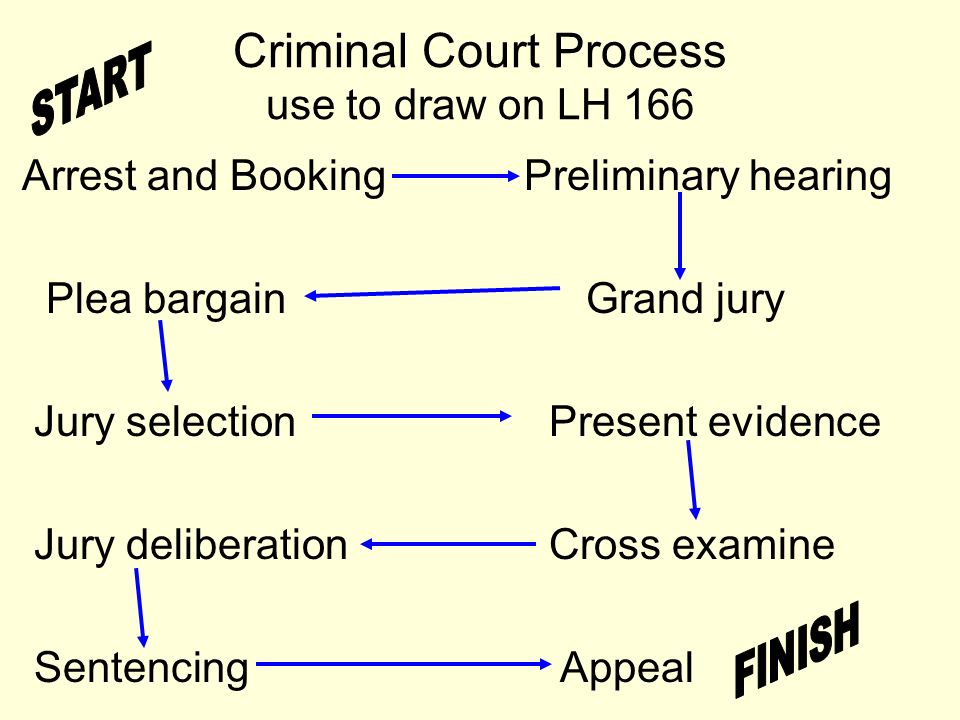 Criminal Court Process use to draw on LH 166