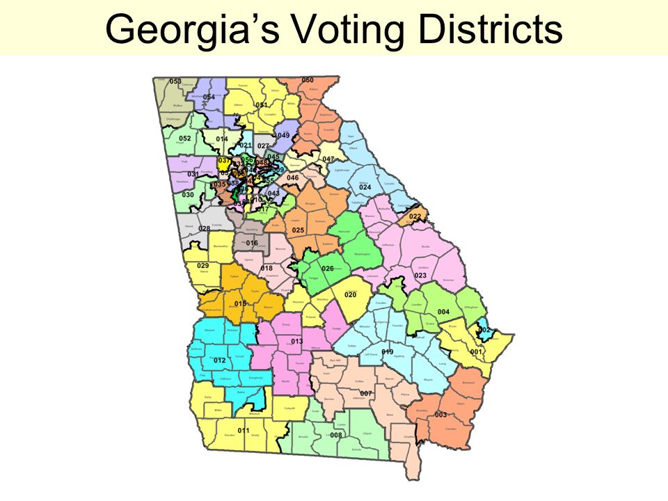 Georgia’s Voting Districts