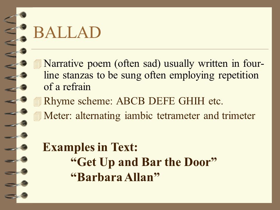 Poetry Terms Ppt Video Online Download