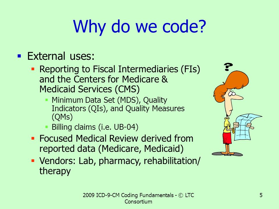 2009 ICD-9-CM Coding Fundamentals - © LTC Consortium