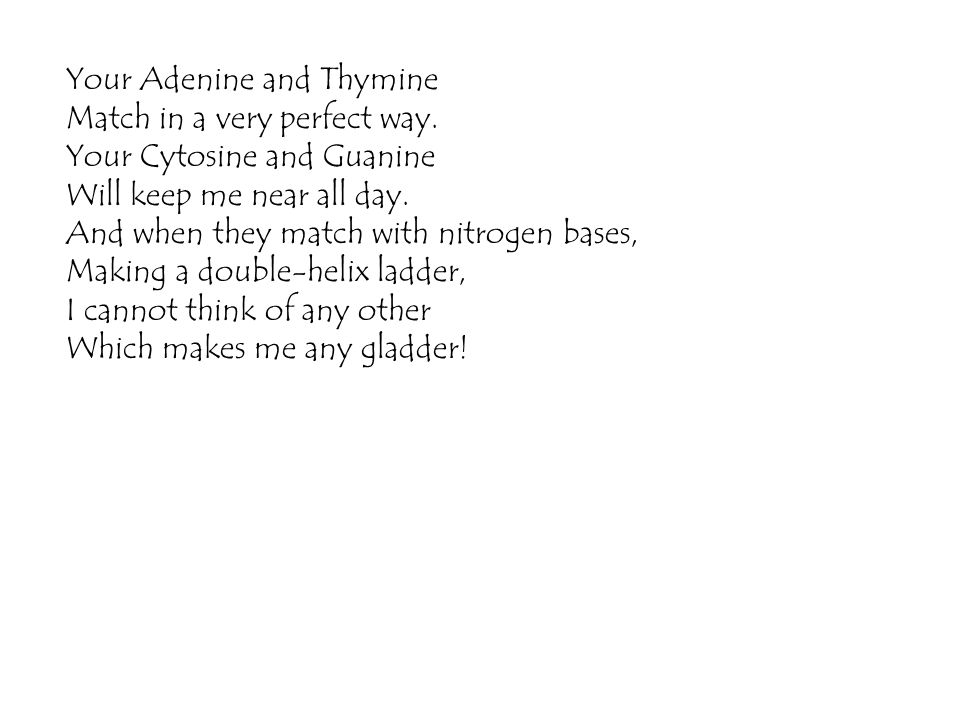 Bio Tine Biology Valentine Poem Ppt Video Online Download This is the stereotypical poem. bio tine biology valentine poem ppt