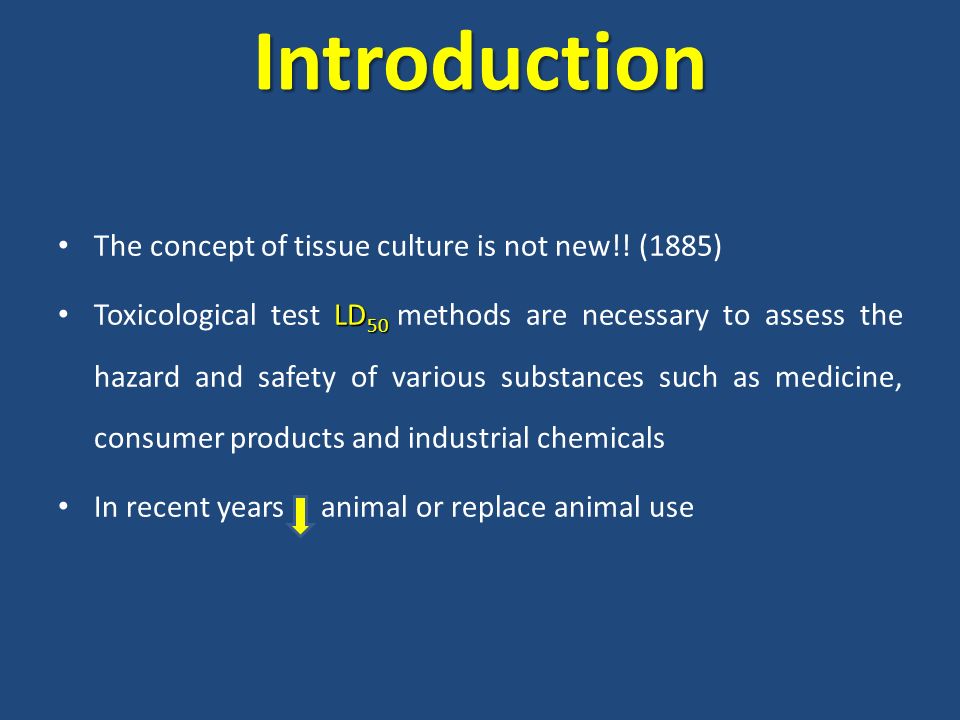 Tissue Culture (Cell Culture) Toxicology Testing In Vitro - ppt video  online download