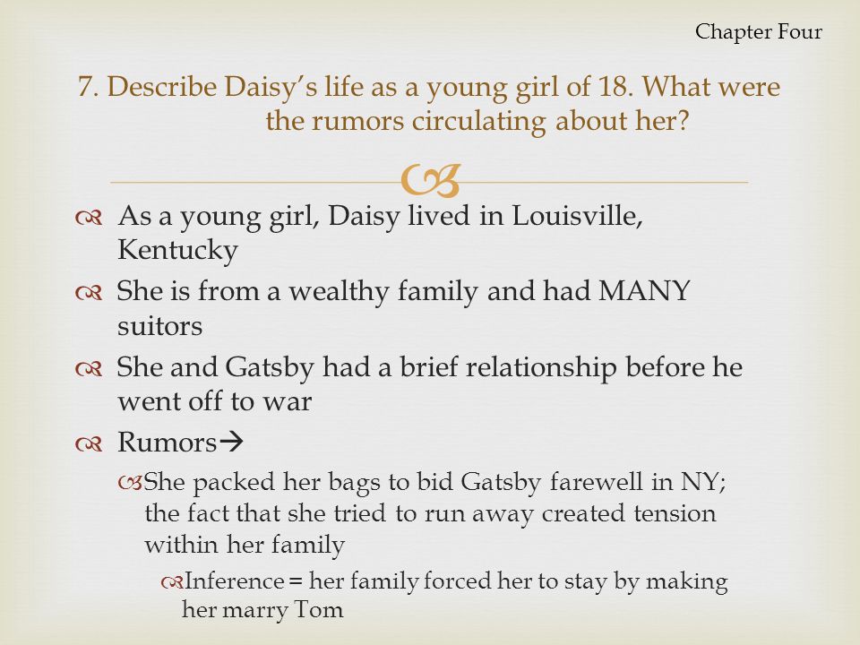 Реферат: The Careless Killings Of Daisy Buchanan Essay