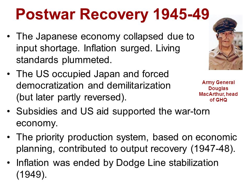 Rebuilding Japan After World War II - ppt download