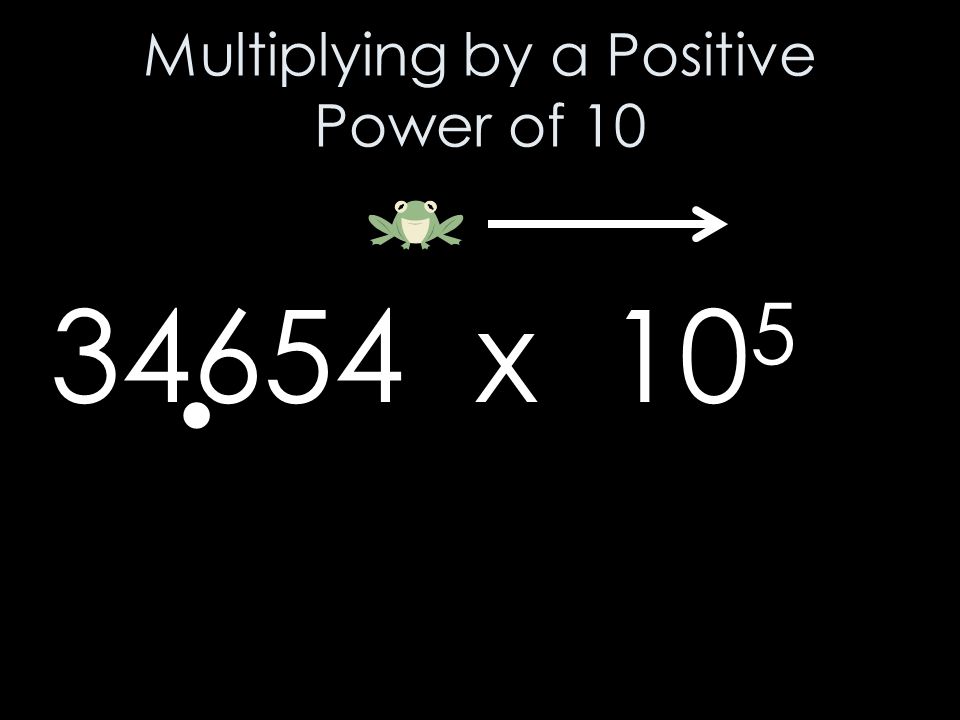 Multiplying by a Positive Power of 10