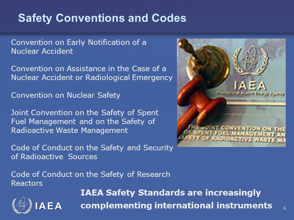 Safety Conventions and Codes