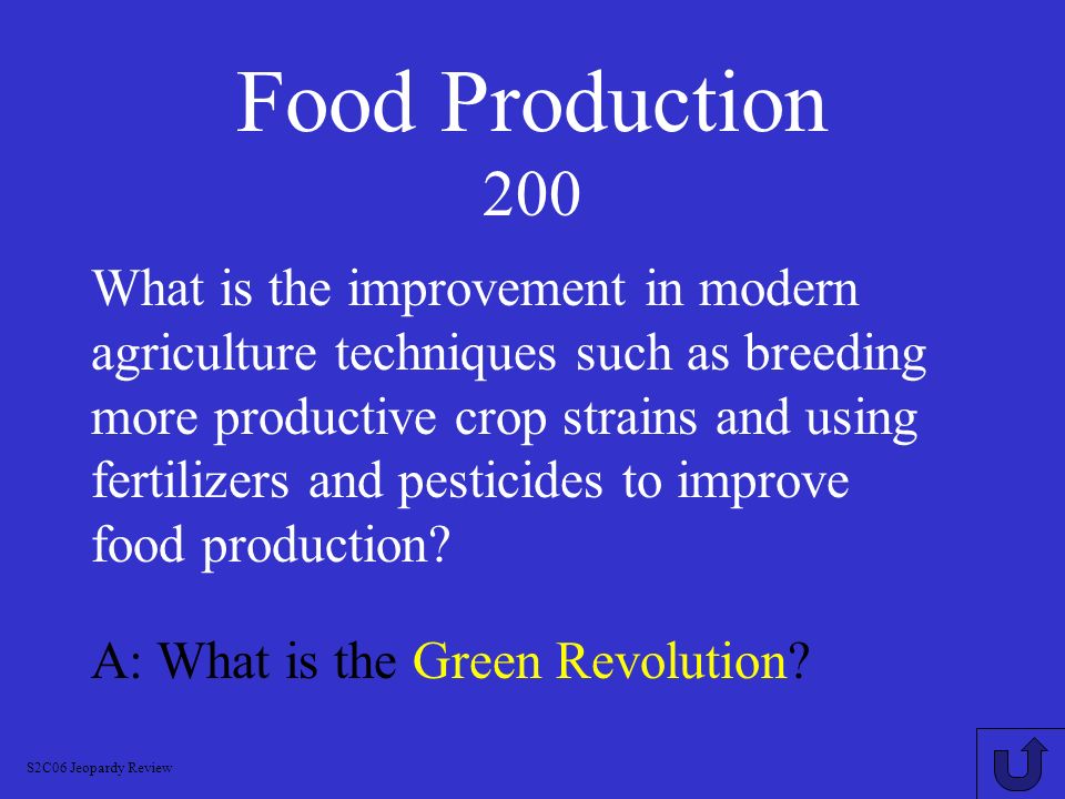 Food Production 200