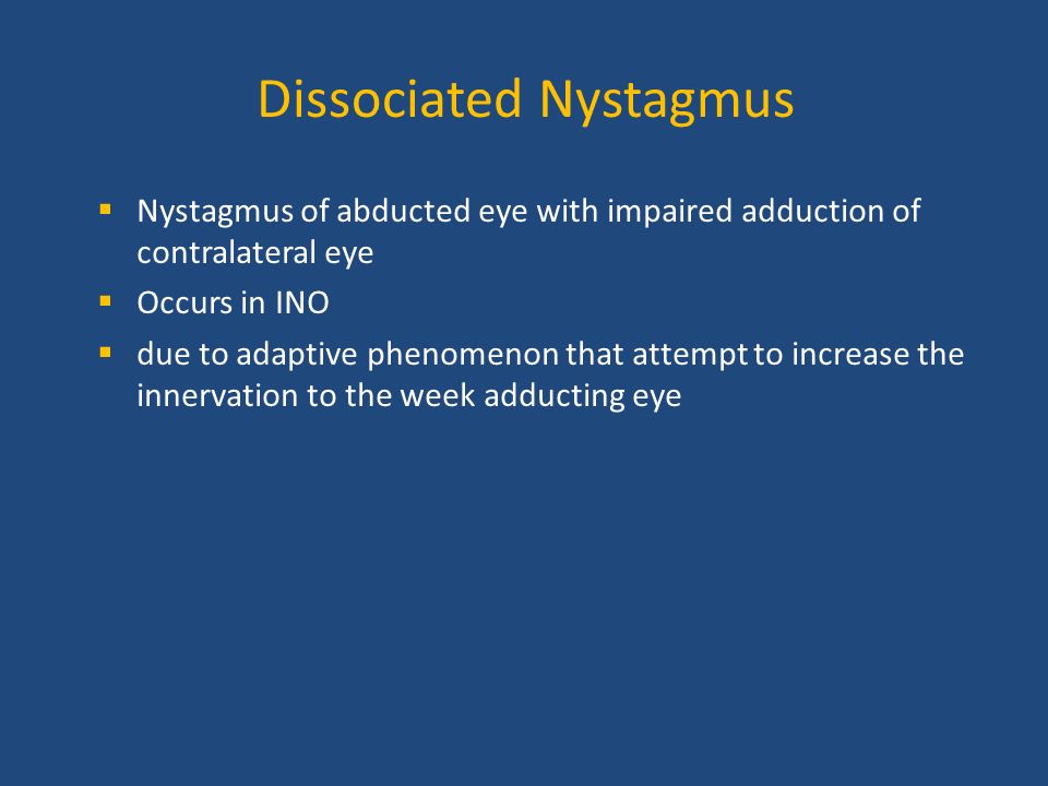 Ppt Nystagmus Causes Symptoms Daignosis Prevention And 43 Off