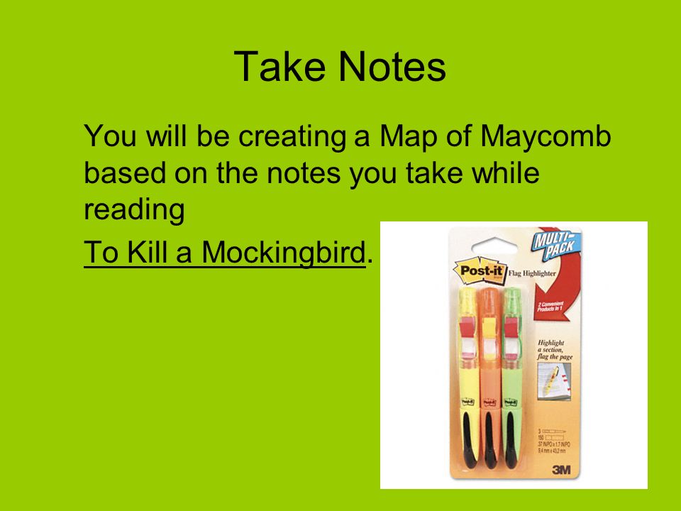 Map Of To Kill A Mockingbird Maping Resources