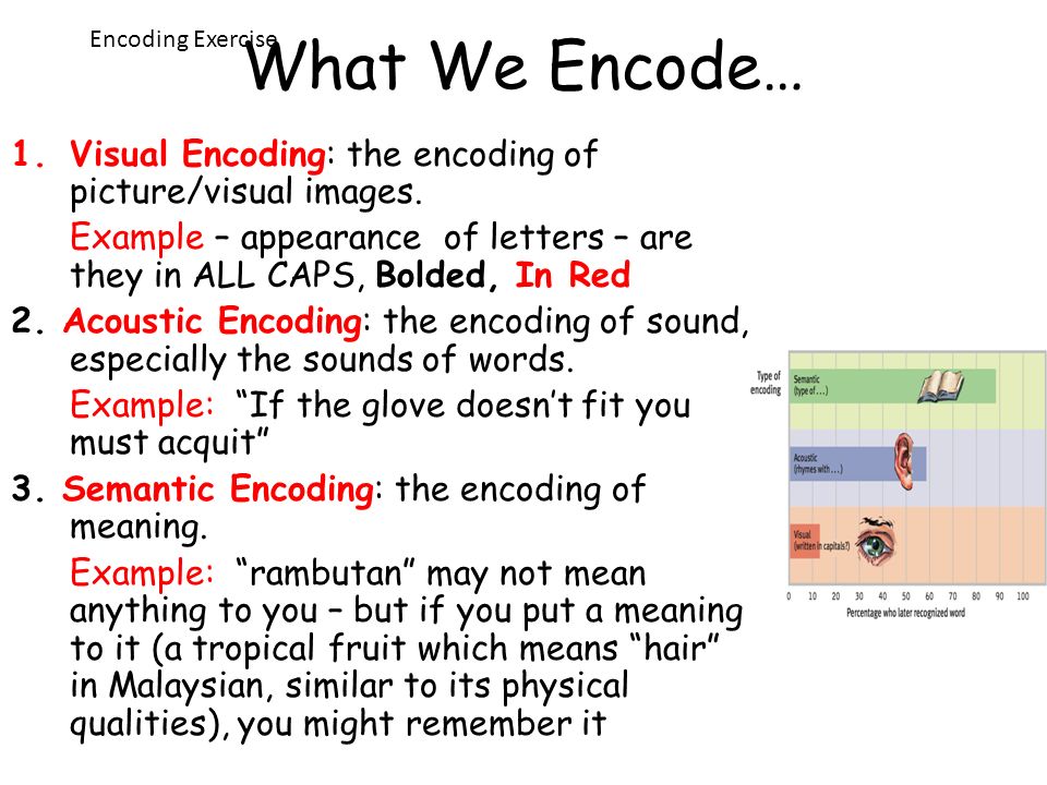 Semantic Encoding Psychology