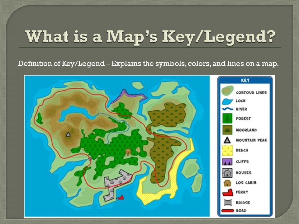 What is a Map’s Key/Legend