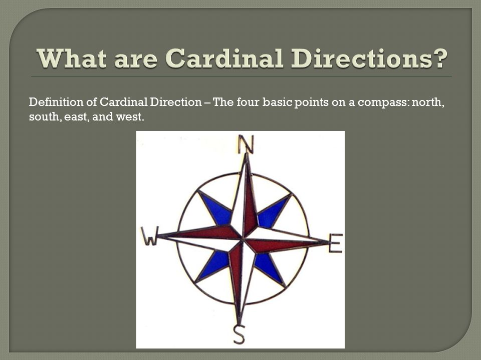 What are Cardinal Directions