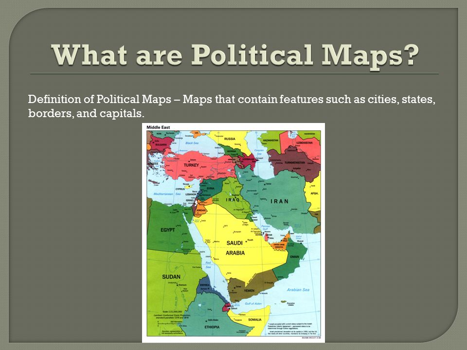 What are Political Maps