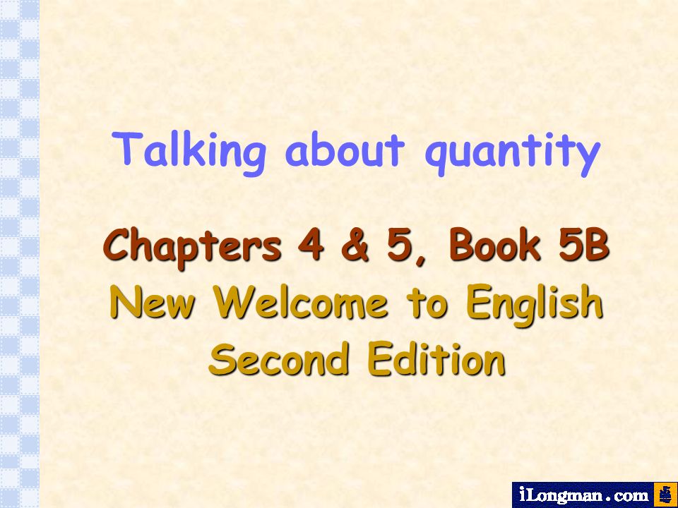 Talking about quantity
