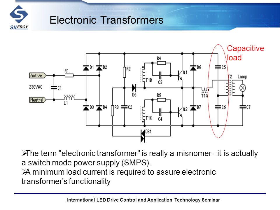 Xydb 160 электронный трансформатор схема Novel Driver Solution for LED Lighting - ppt video online download