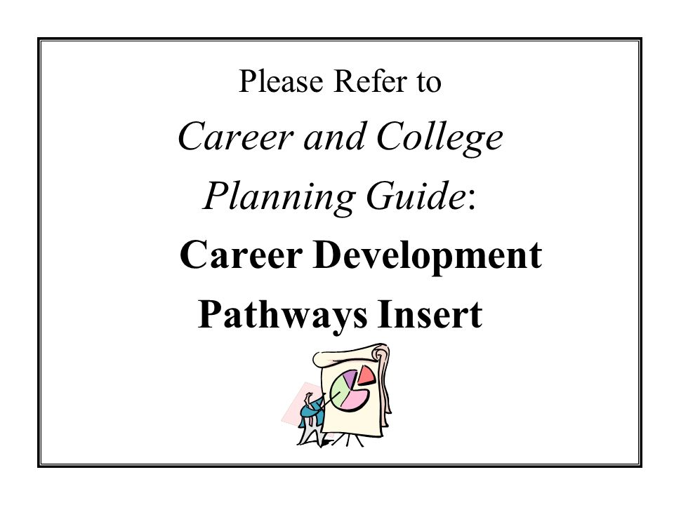 Career Development Pathways Insert