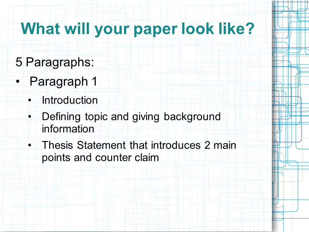 What will your paper look like