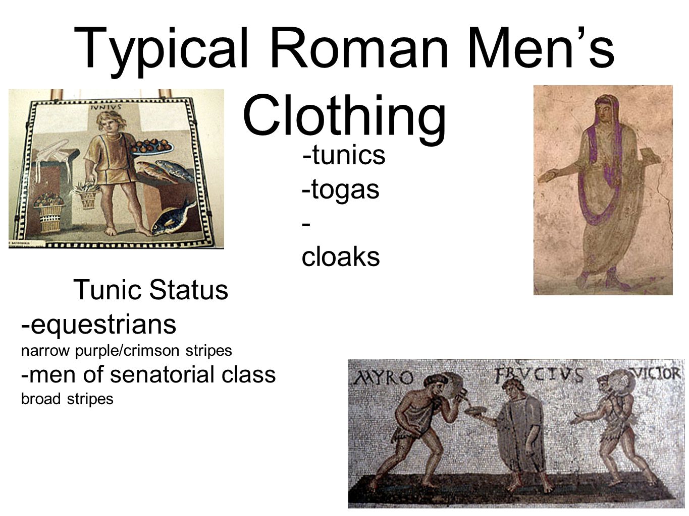 roman peasant clothing