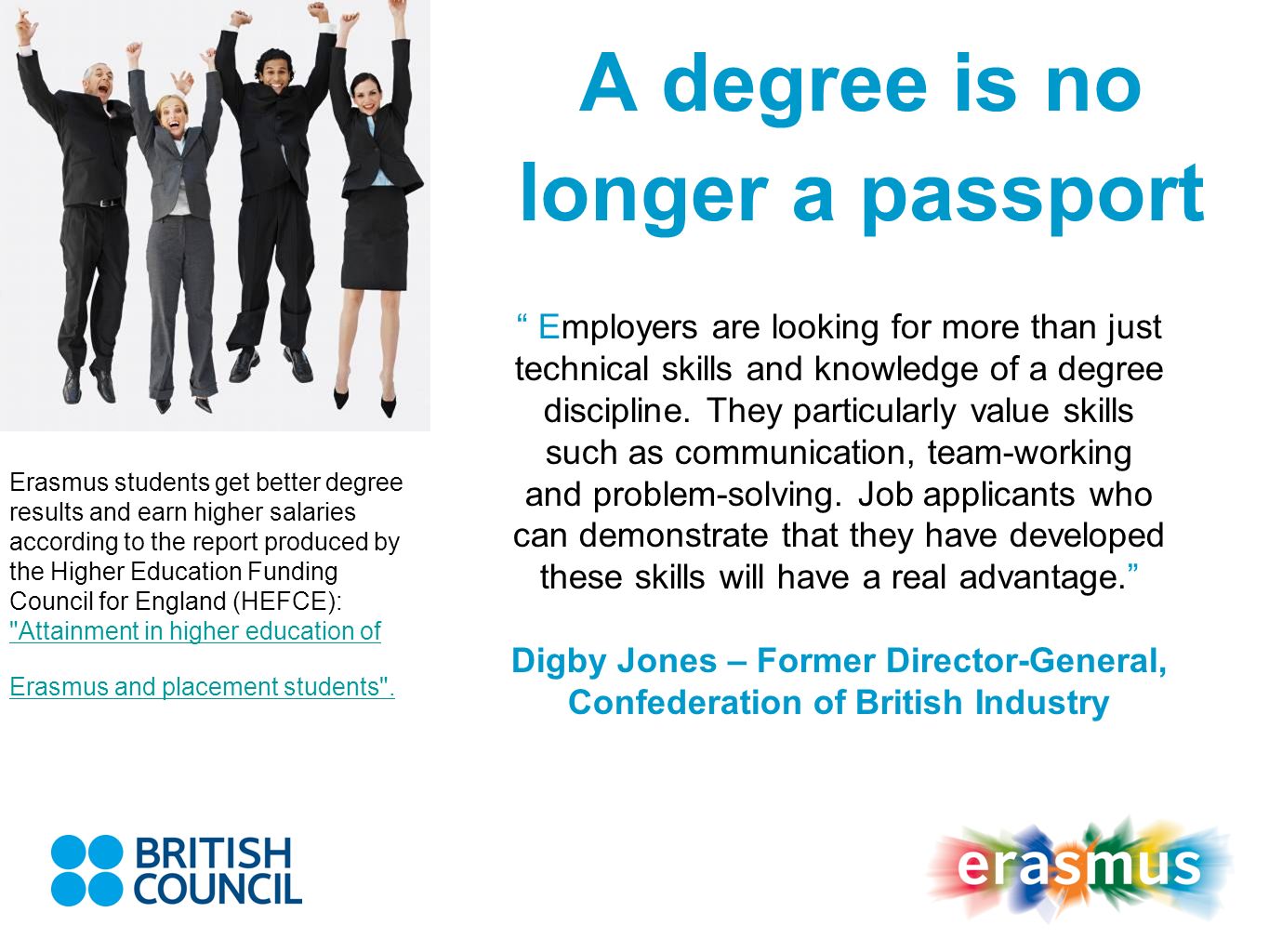 A degree is no longer a passport