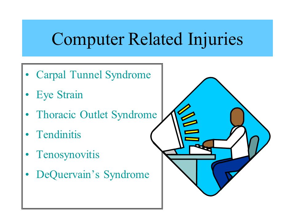 Computer Related Injuries
