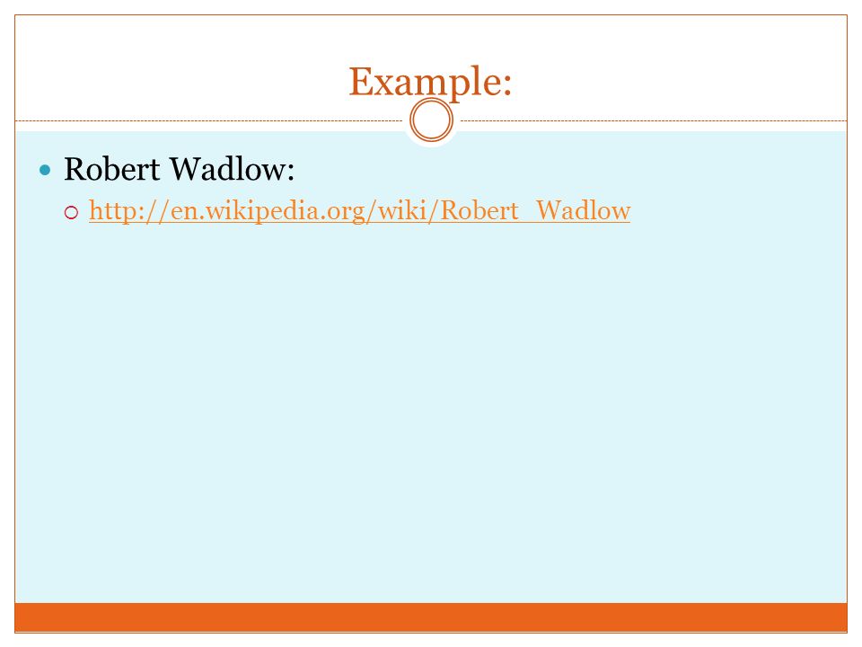 Example: Robert Wadlow: