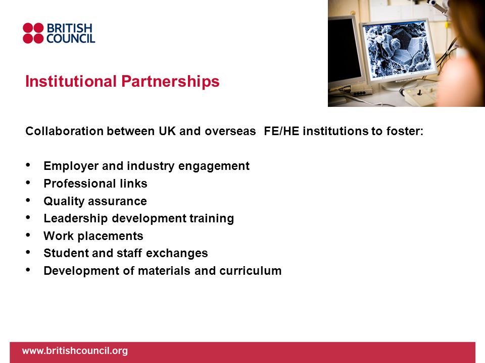 Institutional Partnerships