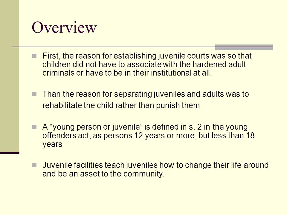 should juvenile offenders be tried as adults