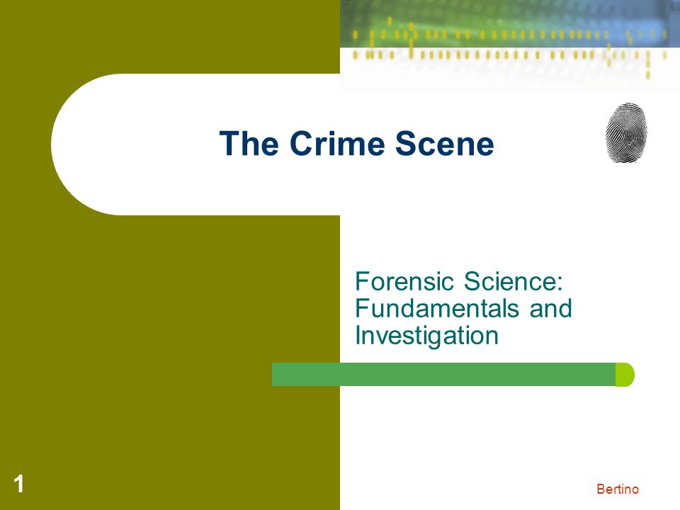 Forensic Science: Fundamentals and Investigation - ppt video online ...