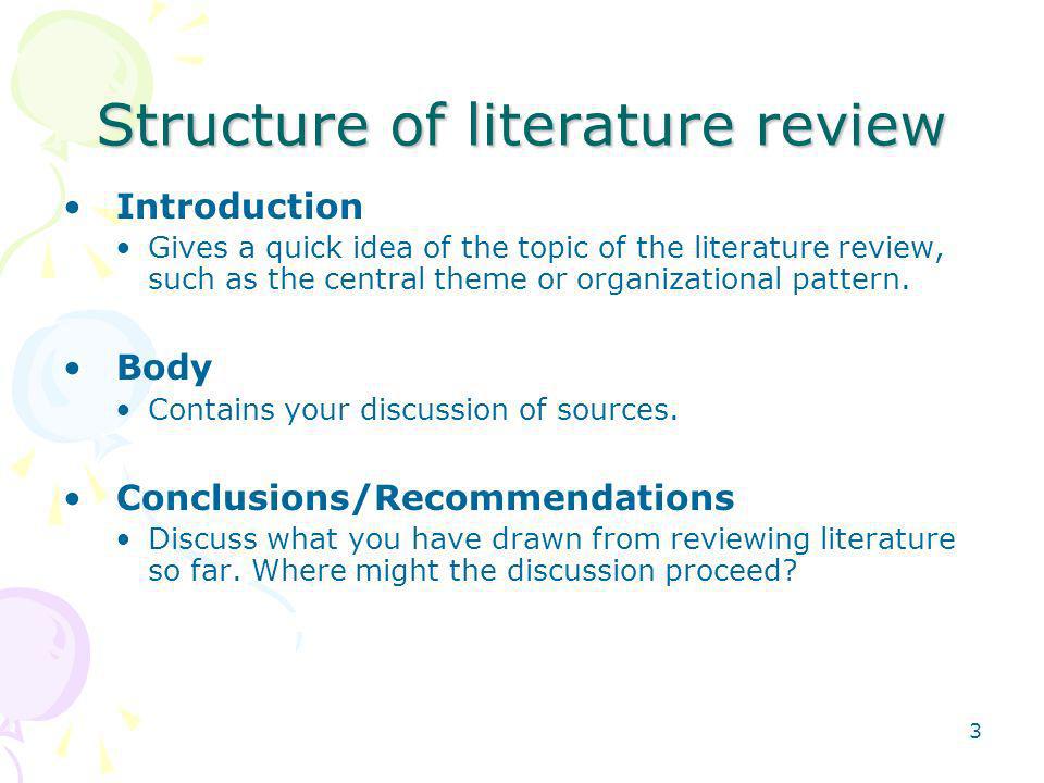 example of literature review introduction