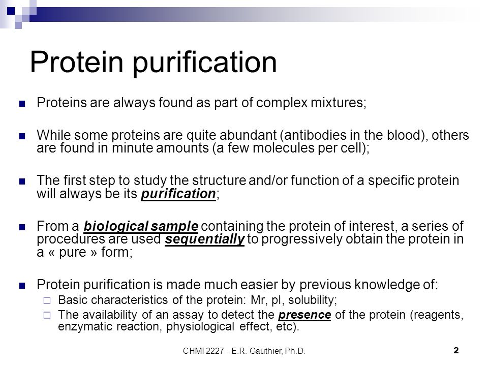 Protein purification and characterization - ppt video online download