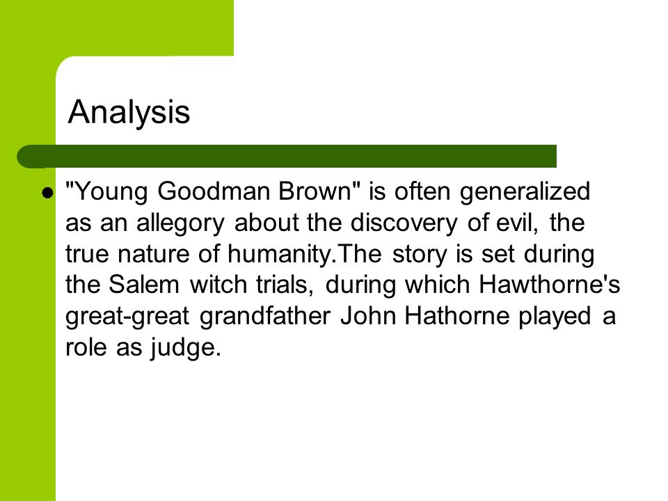 what is the theme of young goodman brown